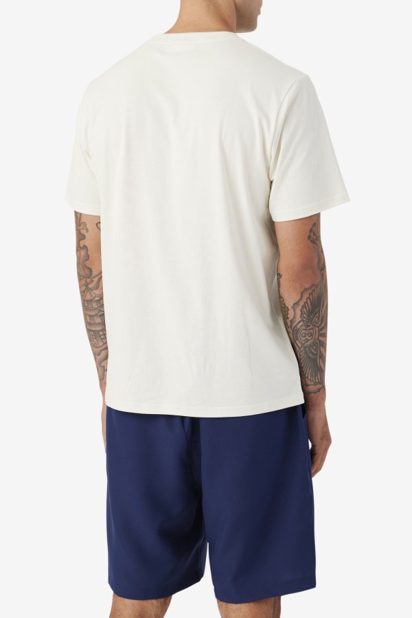 Gardenia/Navy Saran Tee Fila