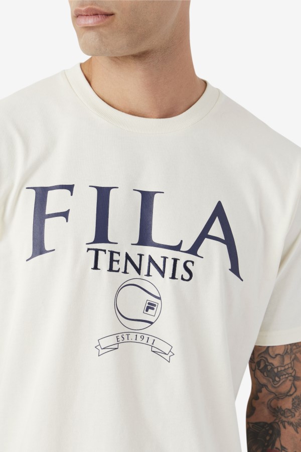 Gardenia/Navy Saran Tee Fila