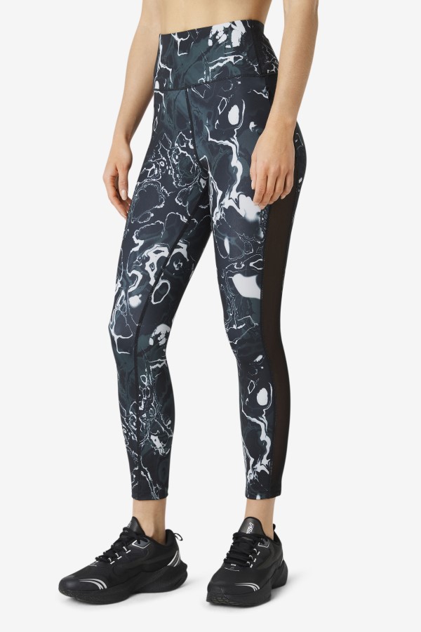 Forza Contrast 7/8 Leggings Fila Black Marble