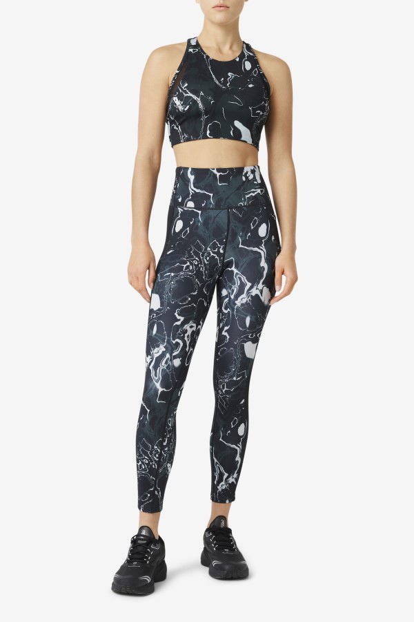 Forza Contrast 7/8 Leggings Fila Black Marble