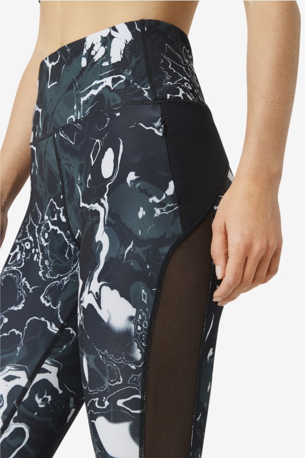 Forza Contrast 7/8 Leggings Fila Black Marble