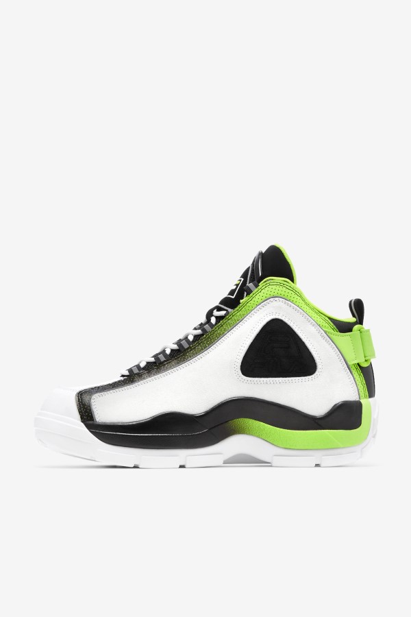 Men\'s Grant Hill 2 Fila White/Black/Acid Lime