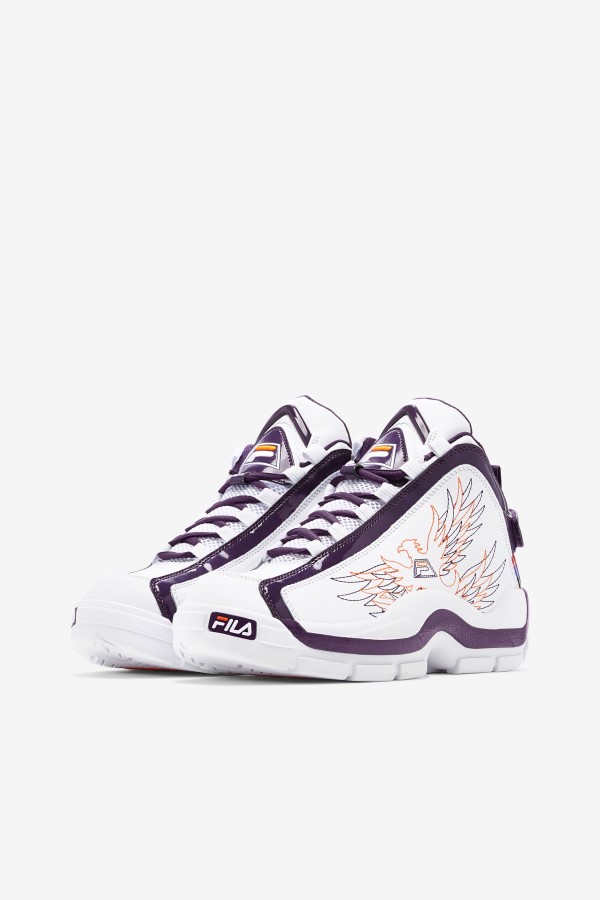 White/Purple Pennant/Orange Fila Women\'s Grant Hill 2 History
