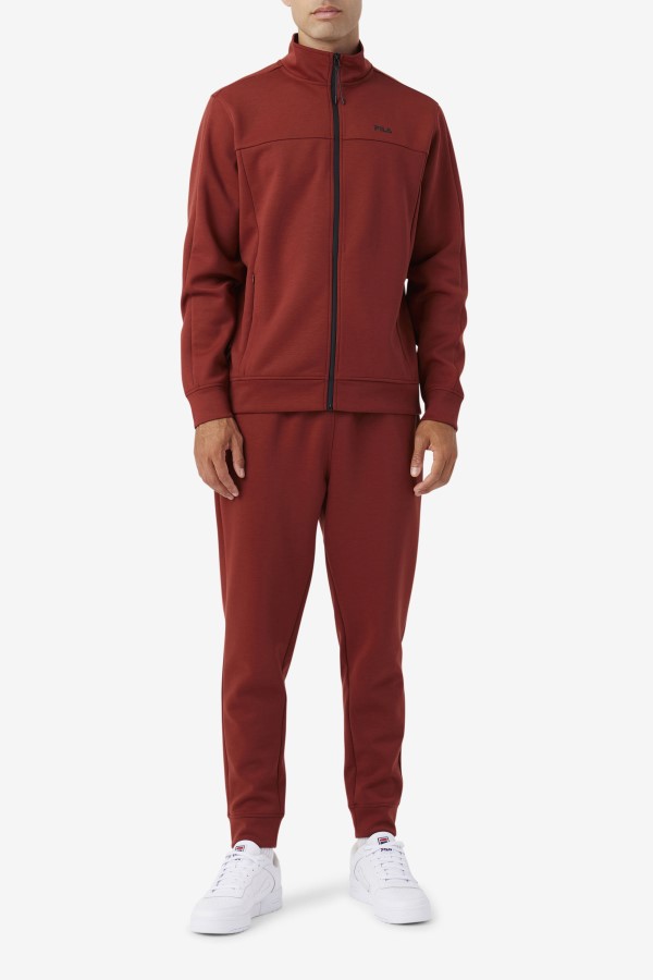Gonal Zip Jacket Russet Brown/Black Fila