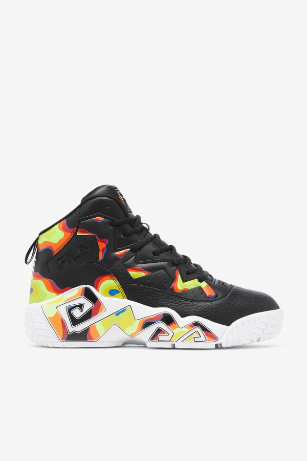 Fila Black/Red Orange/Red Men's MB