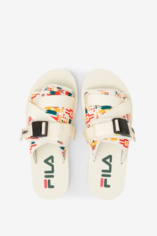 Fila Men\'s Sol-Slide V2 Gardenia/June Bug/Adobe