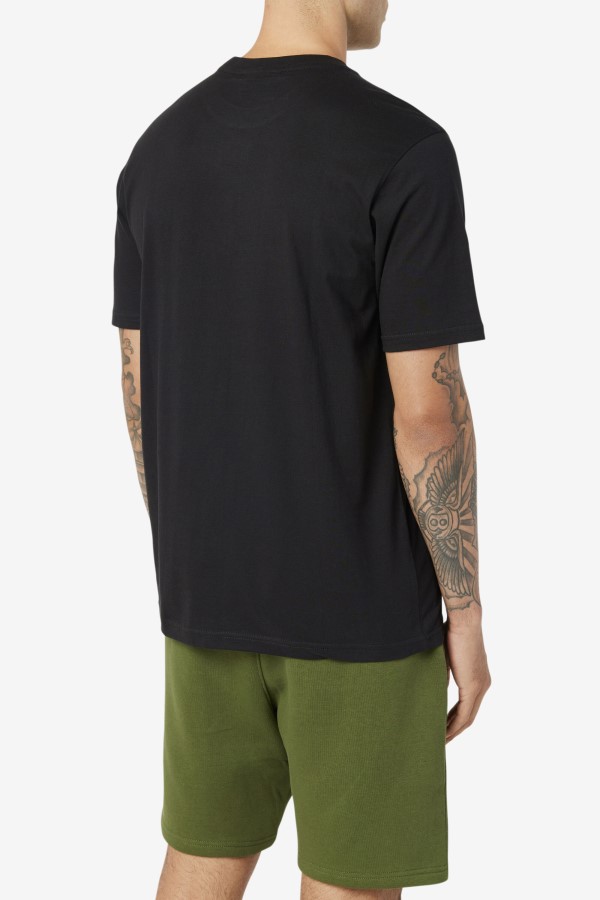 Fila Curtis Pocket Tee Black/White/June Bug