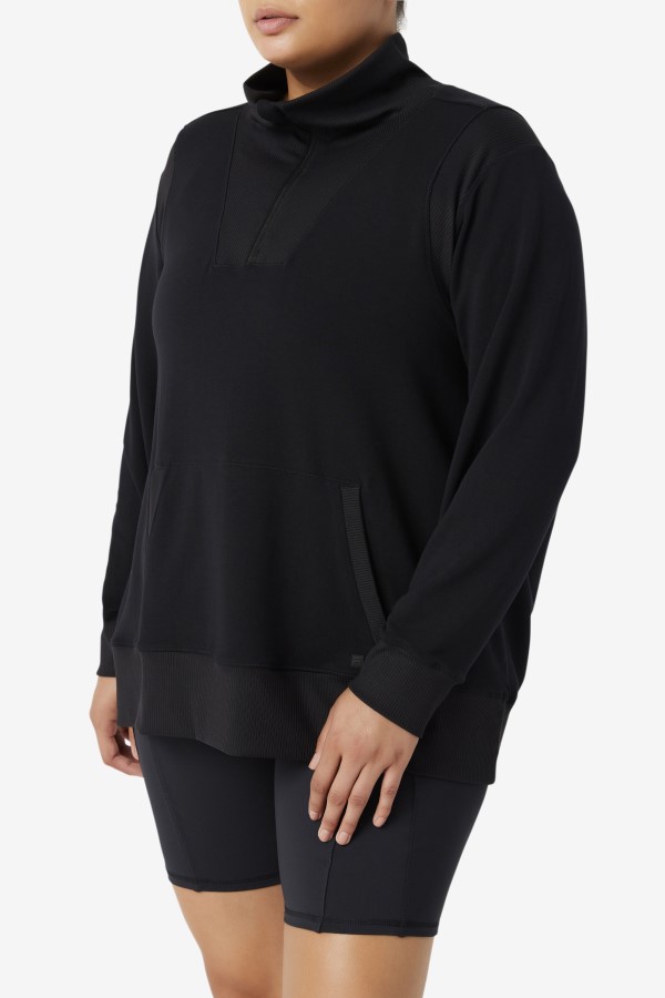 Black Fila Fi-Lux Half Zip