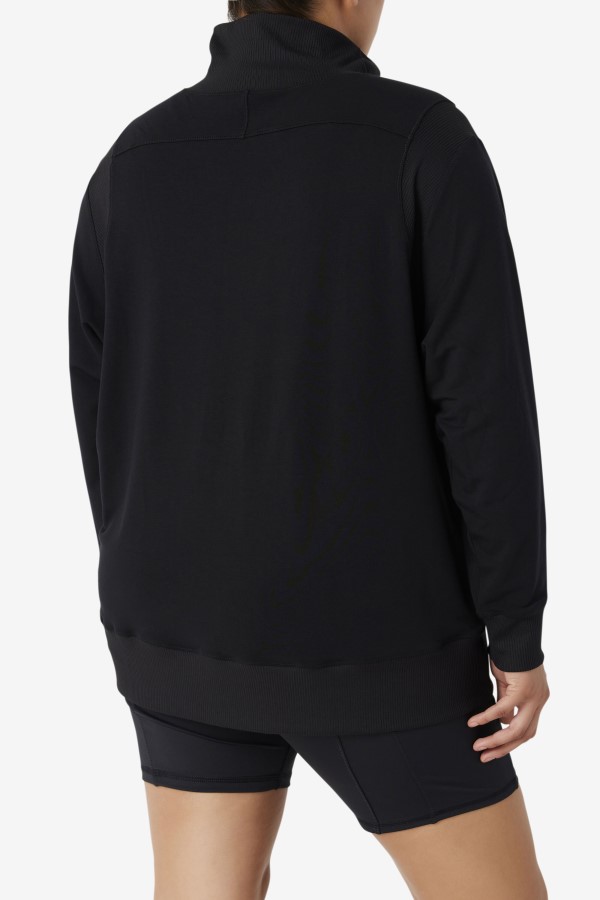 Black Fila Fi-Lux Half Zip