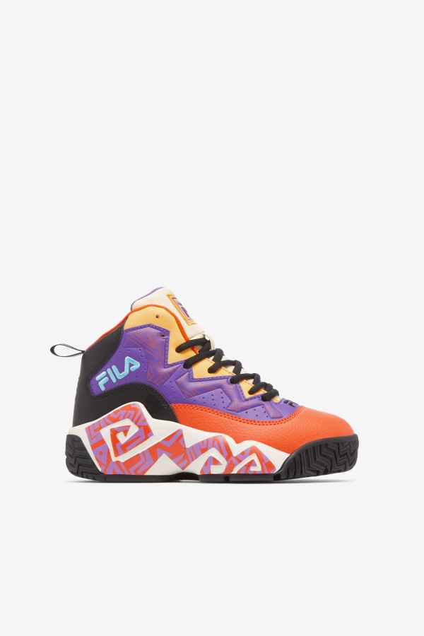 Big Kids' MB Fila Orange/Purple/Red Orange