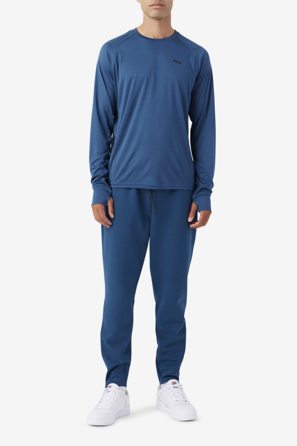 Fila Jazam Long Sleeve Crew Majolica Blue/Black