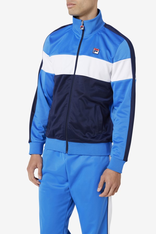 Strong Blue/Navy/White Assembly Track Jacket Fila
