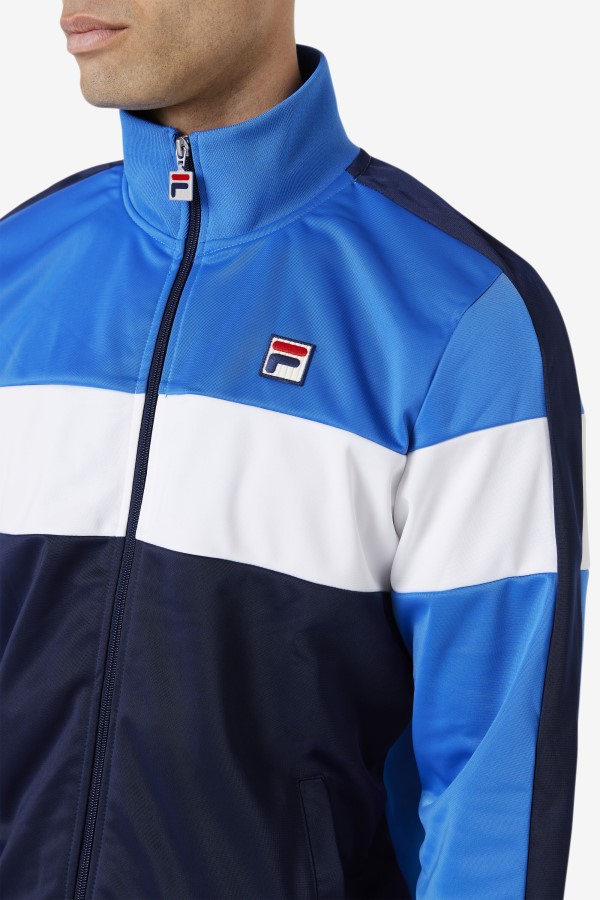 Strong Blue/Navy/White Assembly Track Jacket Fila