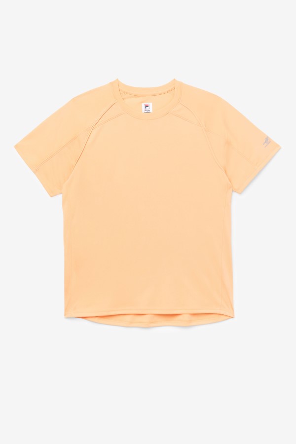 Cantaloupe Fila Pickleball Short Sleeve Crew