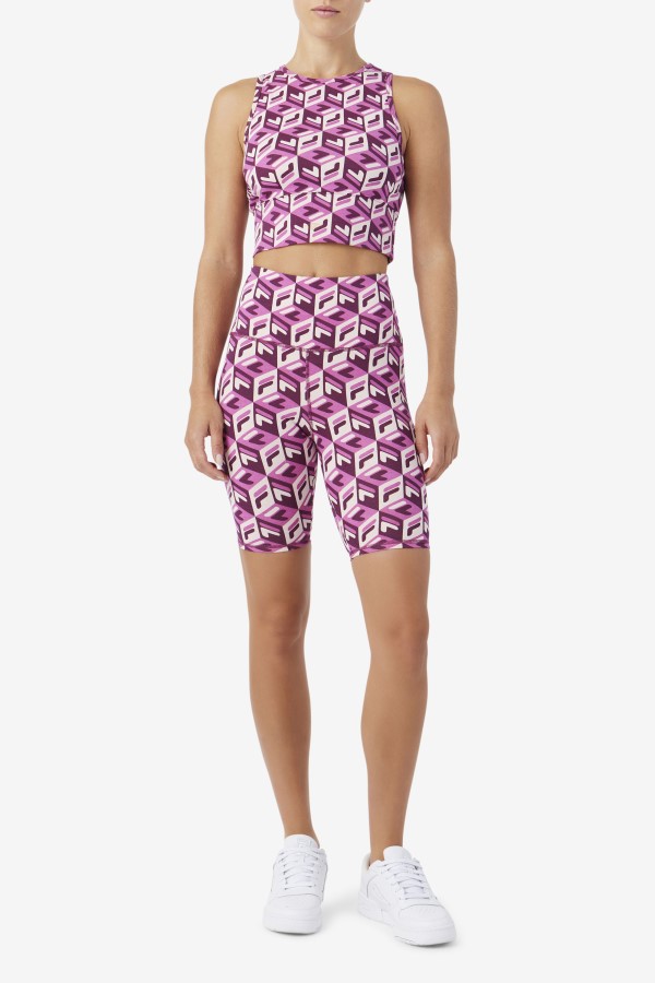 Rouge/Potpourri/Grape Wine Fila Ainhoa Bike Short