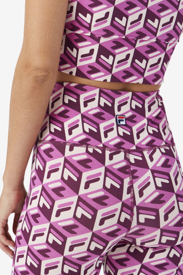 Rouge/Potpourri/Grape Wine Fila Ainhoa Bike Short