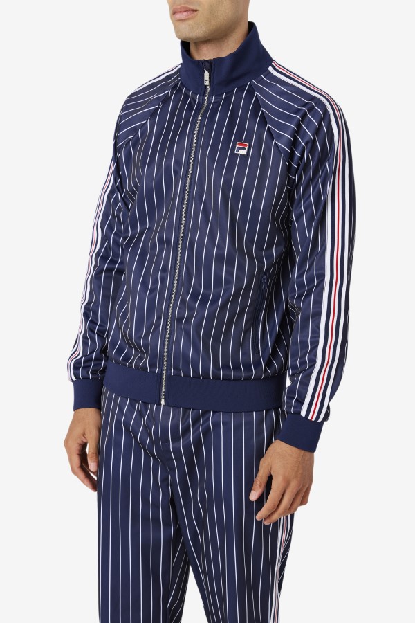Fila Mitch Track Jacket Peacoat/White