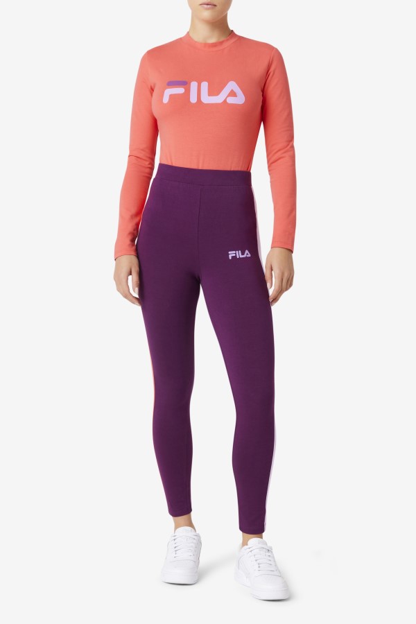 Pickled Beet Mercy Legging Fila