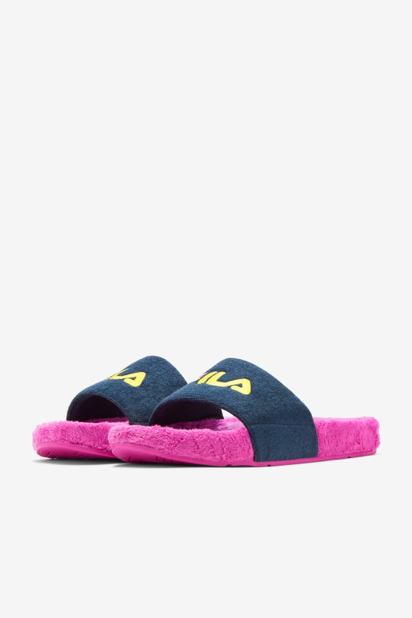 Fila Terry Drifter Slide Ocean/Purple/Yellow