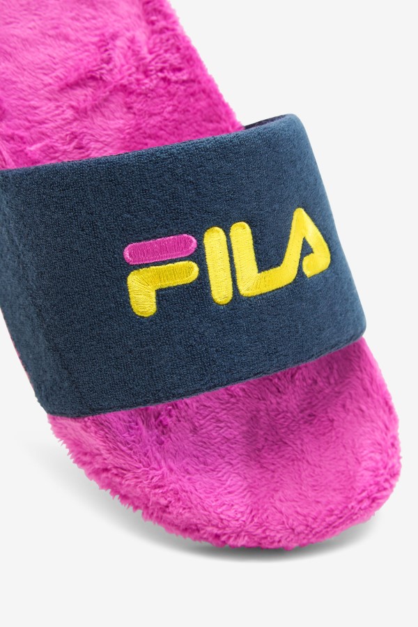 Fila Terry Drifter Slide Ocean/Purple/Yellow