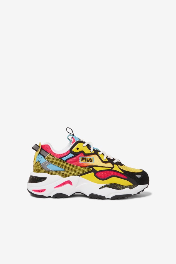 Black/Diva Pink/White Big Kids' Ray Tracer Apex Fila