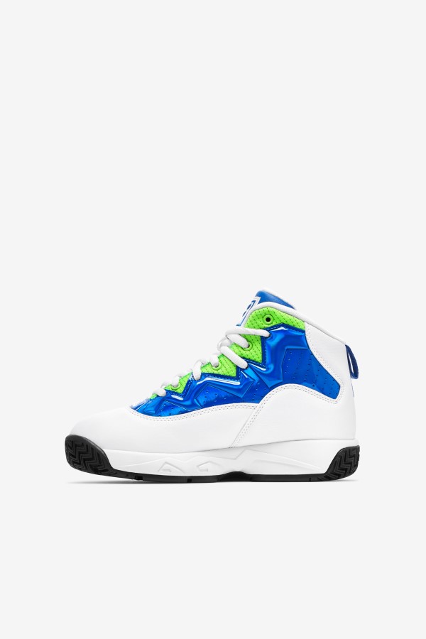 Fila White/Blue/Green Big Kids\' Mb Night Walk