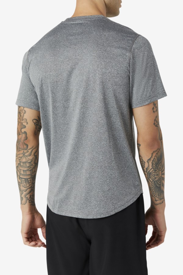 Fila Pickleball Scallop Hem Crew Heather