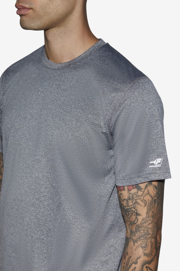 Fila Pickleball Scallop Hem Crew Heather