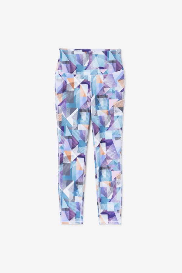 Keyla 7/8 Tight Geoprint/Blue Fila