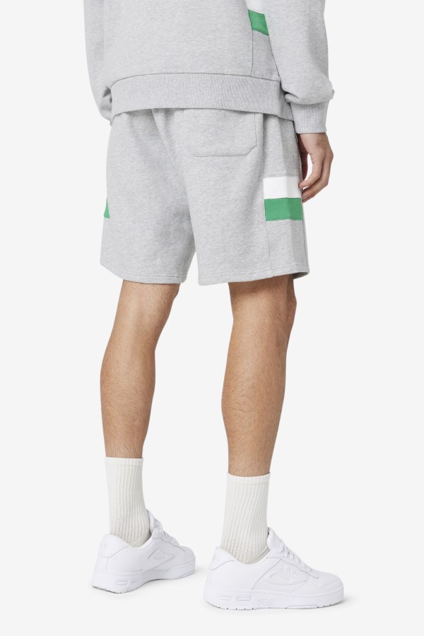 Fila Langlen Short Light Grey/Jelly Bean/White