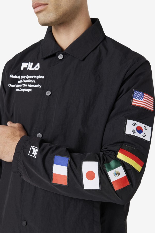 Caquga Jacket Fila Black/White