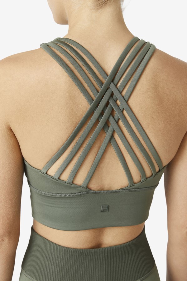 Thyme Uplift High Neck Sports Bra Fila