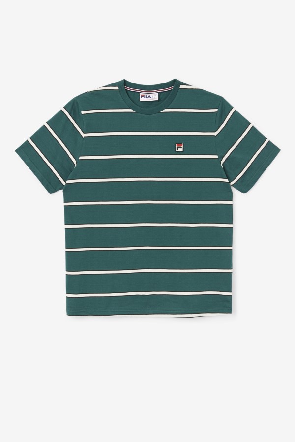 June Bug/White Fila Felix Tee