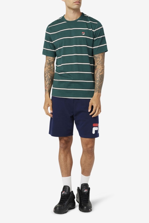 June Bug/White Fila Felix Tee