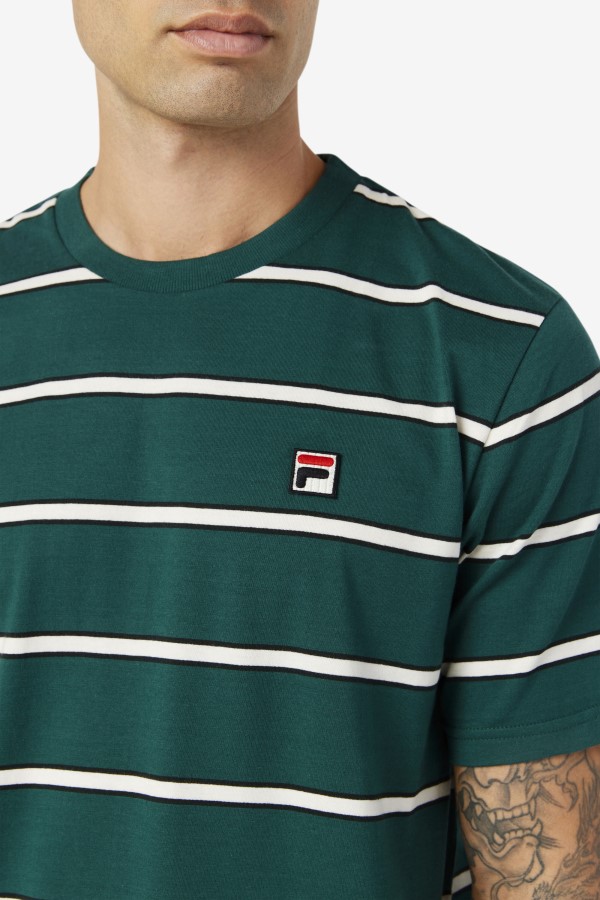 June Bug/White Fila Felix Tee