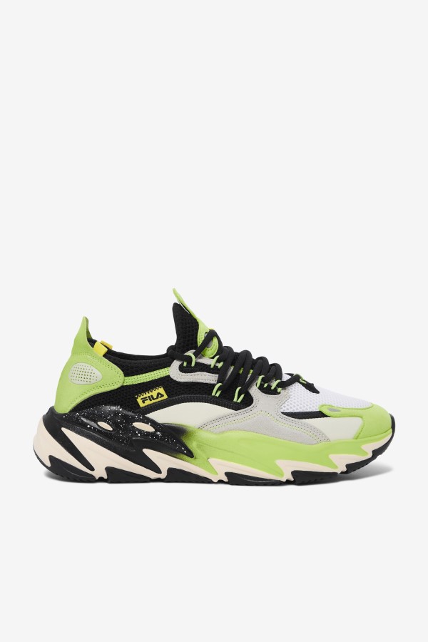 Men's Ray Tracer Evo 2 Fila Black/Sharp Green/Ecru