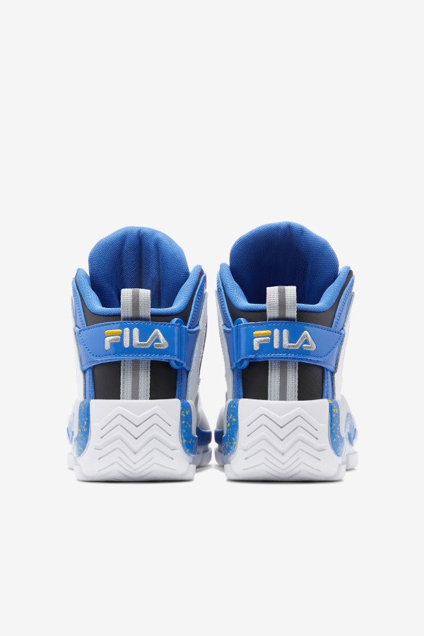 Fila Big Kids\' Grant Hill 2 White/Nebula Blue/Lemon