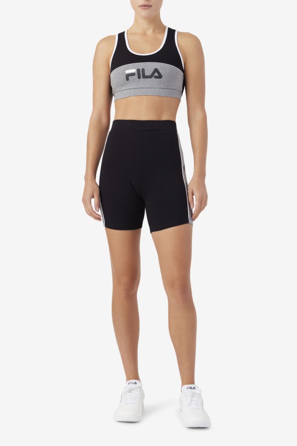 Kairi Bra Top Fila Black/Heather/White