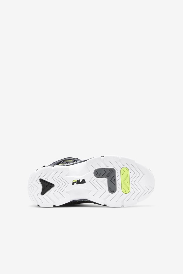 Black/Sunny Lime/Castlerock Little Kids\' Grant Hill 2 Fila