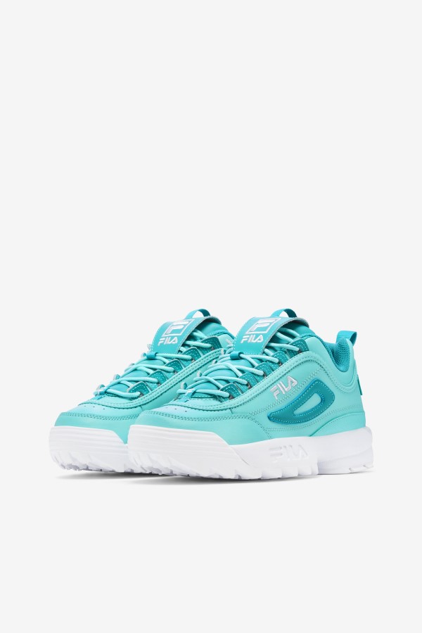 Blue/Turquoise Tonic/White Women\'s Disruptor 2 Premium Fila