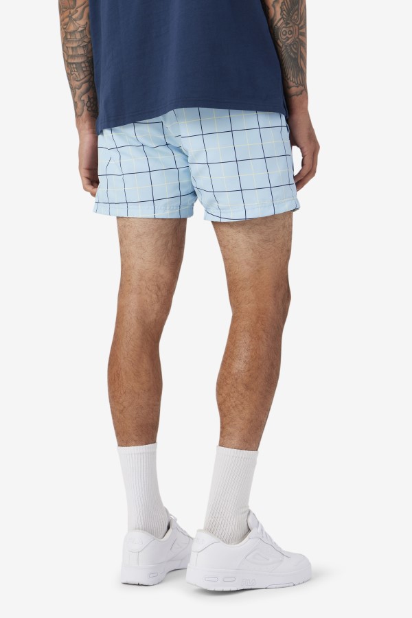 Fila Blue/Navy/Tender Yellow Linecall Swim Short