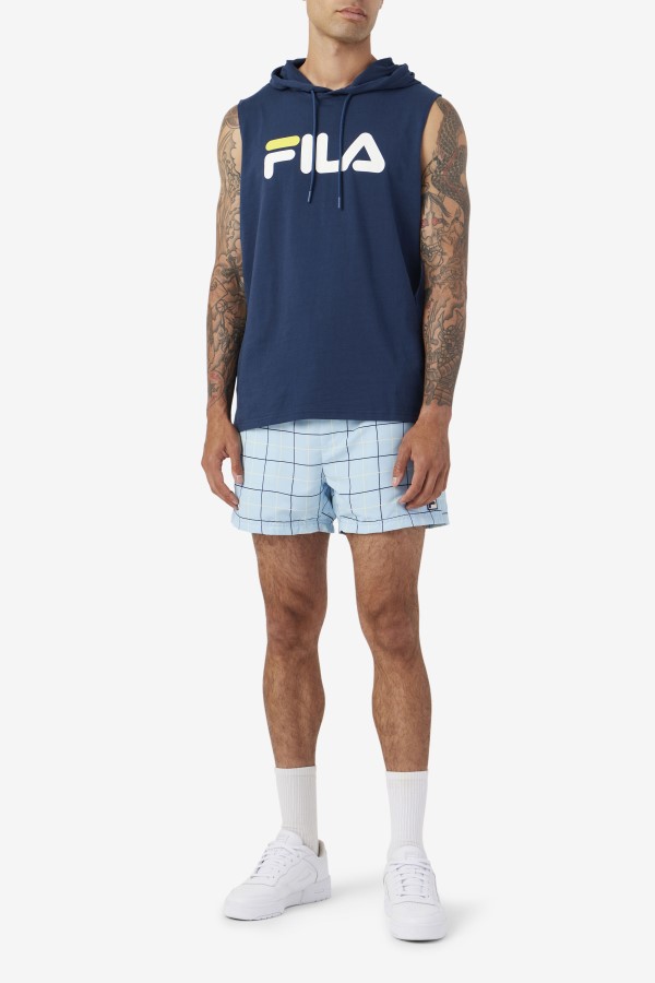 Fila Blue/Navy/Tender Yellow Linecall Swim Short