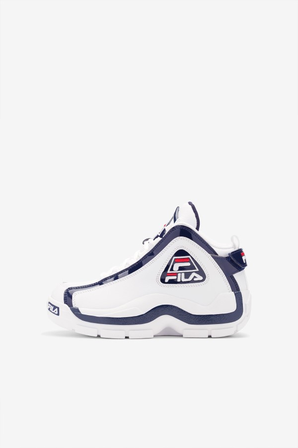 White/Navy/Red big kids\' Grant Hill 2 Fila
