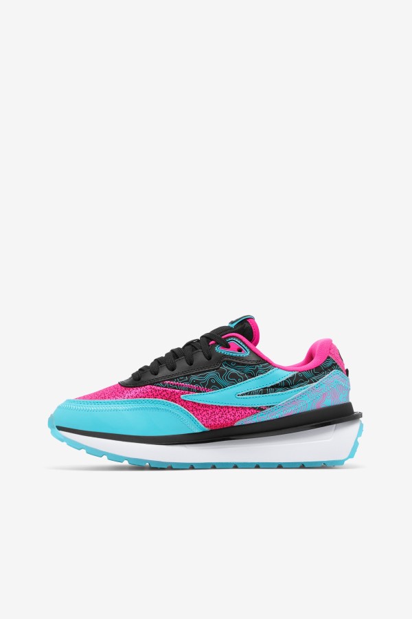 Fila Black/Pink Glo/White Women\'s Renno