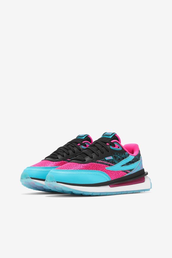 Fila Black/Pink Glo/White Women\'s Renno