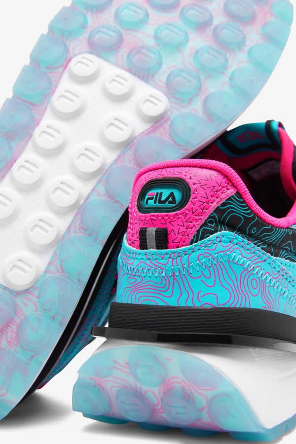 Fila Black/Pink Glo/White Women\'s Renno