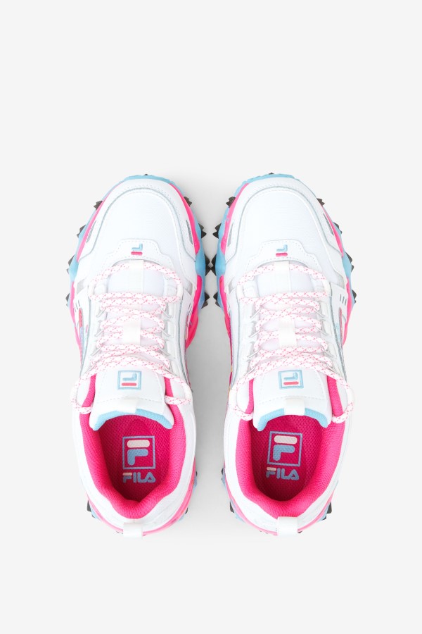 Women\'s Oakmont TR Fila White/Pink Glo/Bluefish