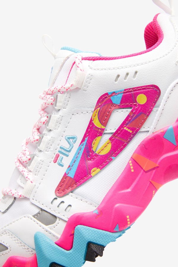 Women\'s Oakmont TR Fila White/Pink Glo/Bluefish