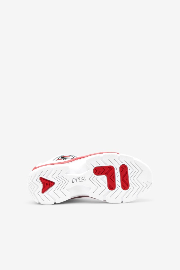 big kids\' Grant Hill 2 White/Red/Black Fila