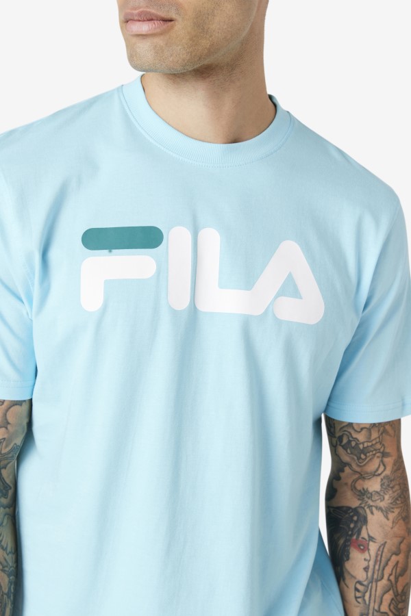 Petit Four/White/Bayou Men\'s Eagle Tee Fila